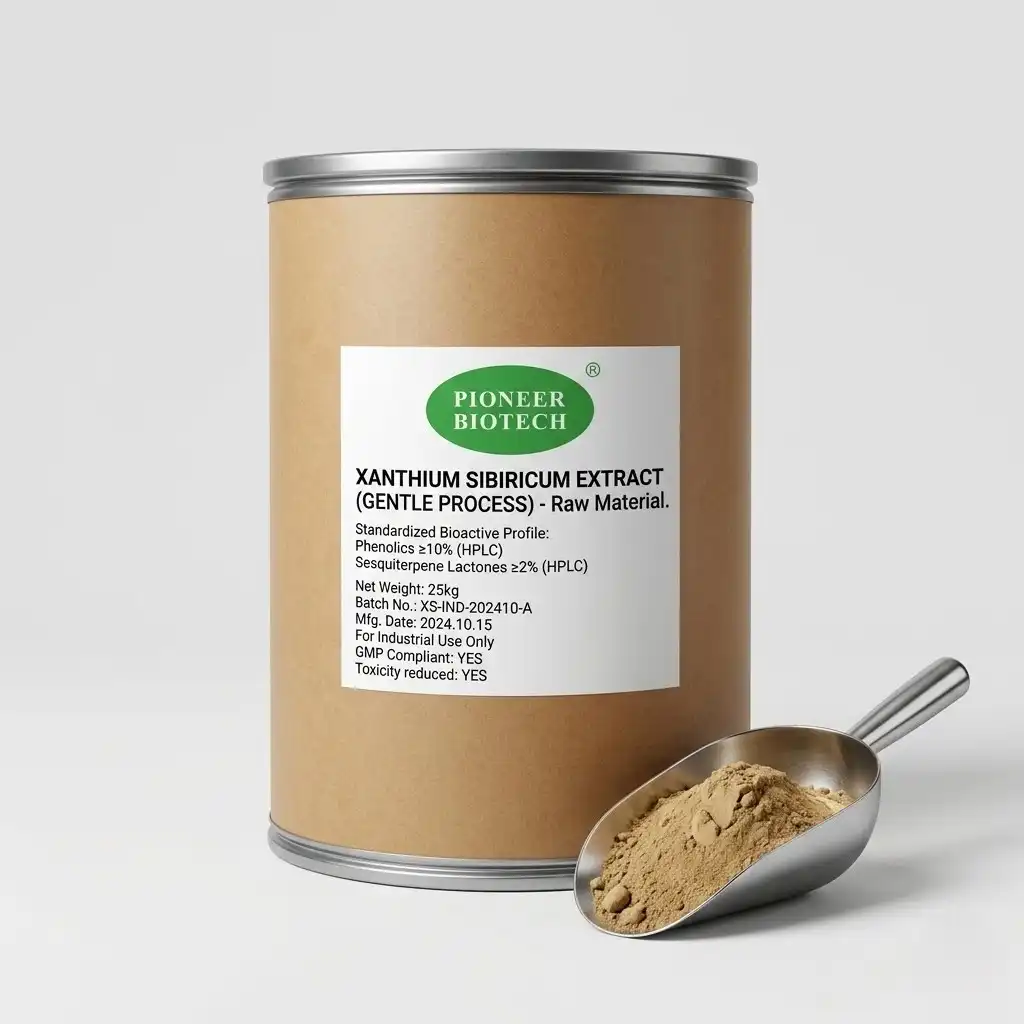 Xanthium Sibiricum Extract for Respiratory Support